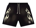BLACK HELLSTAR SHORTS