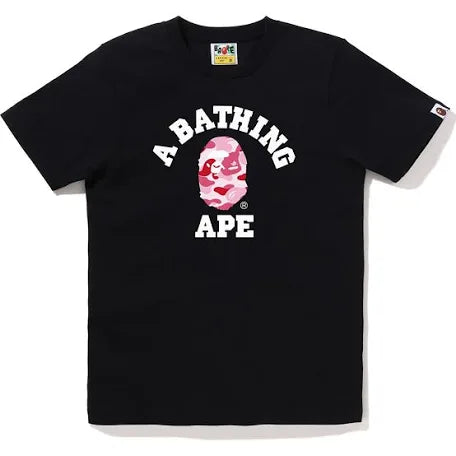 pink camo bape tee