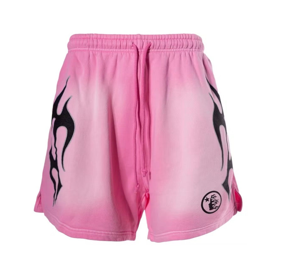 PINK HELLSTAR SHORTS