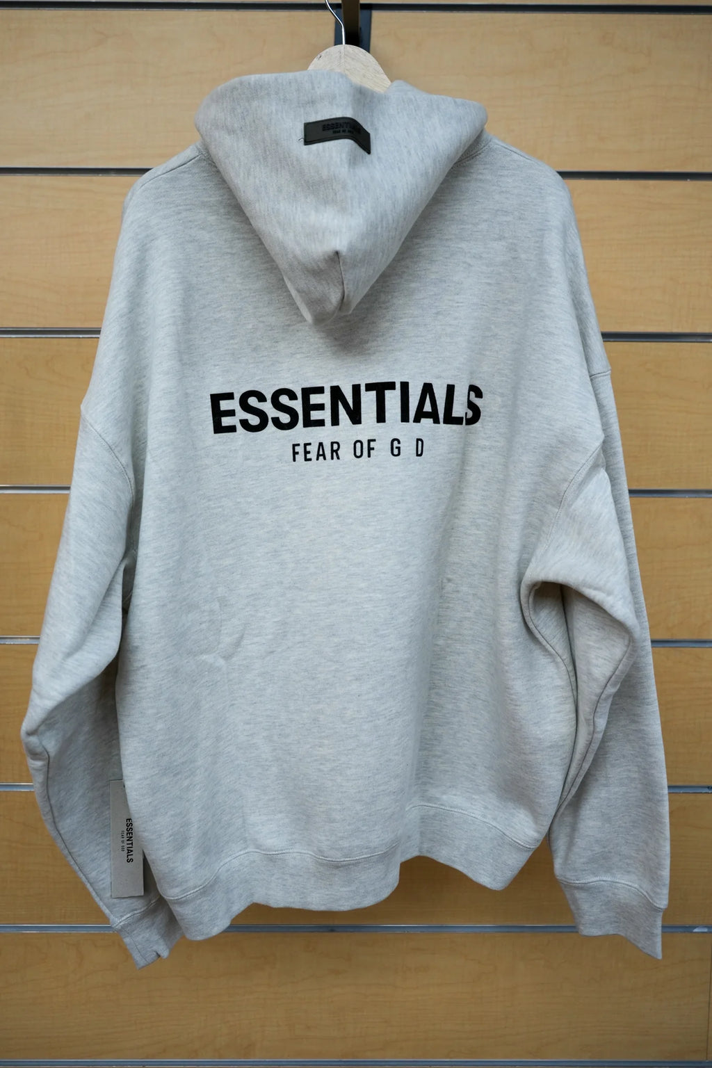 ESSENTIALS LIGHT OATMEAL HOODIE